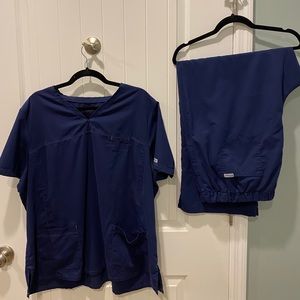 Grey’s Anatomy Scrub Set, indigo, 3x